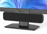 INGA PC-Lautsprecher mit USB Plug-and-Play, einfach am Monitor befestigbar. Lauter Stereo-Sound mit Bass für Studium und Meetings, kompatibel mit MAC und Laptop
