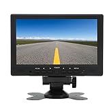7-Zoll-LED-Computermonitor mit VGA-AV-DC-HD-Multimedia-Schnittstelle, Kleiner TFT-HD-Monitor mit Zwei Lautsprechern und Fernbedienung
