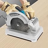 Metall-Trennsäge1200W, Metall Schneiden Kappsäge 5200RPM, Metallschneiden Kappsäge 0-45° Schneidewinkel, Schnittdicke 0-50mm, für Schneiden von Holz, Stahl, Wänden