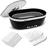 Pulox Paraffinbad WB-4500 - Großes 4500 ml Wachsbad für Hände & Füße mit Zubehör und 4x Wachs