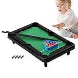 Mini-Billardtisch, Mini-Billardspiel, kleines Tisch-Billard-Set, lustiger Pool-Arcade-Spieltisch, Familienbrettspiele, Miniatur-Tisch-Tisch für Erwachsene, Kinder