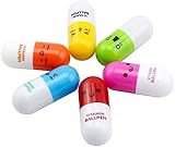 Codulu Mini-Kugelschreiber, einziehbar, Mikro, klein, niedlich, Kapsel-Kugelschreiber, Teleskop, zufällige Farbe, 3 Stück