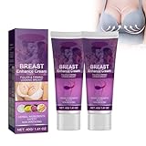 40g*2 Bruststraffungs Und Straffungscreme, Brustcreme Für Größere Brüste, für das Hüft-Gesäß,Straffende Creme für die Brust, Brustvergrößerungscreme Natürliche Bruststraffende Creme Breast Care Cream