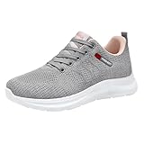 Damen Sportschuhe Komfortable Laufschuhe Atmungsaktive Walkingschuhe Mesh Laufschuhe Schuhe Pendeln Reisen Gehen Freizeit Sportschuhe Frühjahr und Herbst
