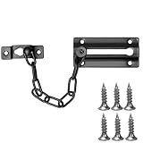 Tür Sicherheitskett Edelstahl Türkette Sicherheitsschloss Mit 6 Schrauben Türkettenschloss Tür Latch Guard Kette Für Haus, Hotel, Innentüren Und Fenster