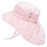 Jan & Jul Baby Sonnenhut für Mädchen, Verstellbar und Atmungsaktiv (Prärieblumen, 6-24 Monate)