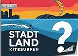 Stadt, Land, Kitesurfen – 115 Spiele: Stadt, Land, Fluss Kitesurfen – Spielblock für Wassersportler | Geschenkidee Kitesurfer – Quiz Spiel Kiteboarden