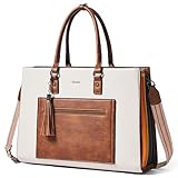 Shrrie Handtasche für Damen, Laptoptasche Aktentasche Arbeitstasche - Businesstasch für Business Büro Schule