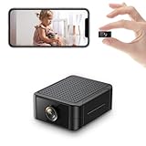 Liretope Mini Kamera, 4K HD WLAN Überwachungskamera Innen Für Live Übertragung Handy APP, WiFi Camera Nachtsichtkamera mit Bewegungsmelder/Lange Batterielaufzeit/Cloud-Speicherplat