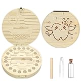 Zahnbox Holz Milchzähne Box,Zahnbox aus Holz,Zahnbox Zahndose,Milchzahndose Aus Holz,Zahnbox für Milchzähne,Milchzähne Box,Aufbewahrungsbox für Baby-Zähne