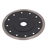 Kreisschneidrad, Kreissägeblatt 65 Manganlegierter Stahlplatte Standardgröße Flanschmaschendesign für Granit-Marmor-Fliesen-Keramik(150mm)