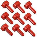 CIYODO 10 Stück Teiliges Gummi milchtrinknippel für Kälber und Lämmer Langlebig Strapazierfähig Lebensmittelecht Geeignet für Viehfütterung Leicht Tragbar Ersatznippel für Milchflaschen