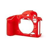 easyCover - Silikon Kameratasche - Schutz für Ihre Kamera - Canon R5 Mark II - Rot