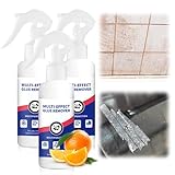 Toerjii Multifunktionaler Klebstoffentferner für Verschiedene Oberflächen,Klebereste Entferner,100 ML Etikettenlöser Extrem Starker Klebstoffentferner Etikettenlöser (3 Pcs)