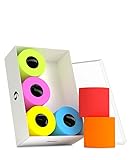 Farbiges Toilettenpapier, 6 Rollen, Geschenkbox, 3-lagig, mehrfarbig