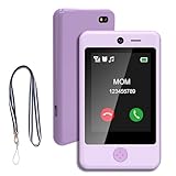 PTHTECHUS Kinder Handy mit Musik Spiel, 3,8 Zoll großer Touchscreen Smartphone Spielzeug mit aufrufen SOS MP3 Dual kameras 16 Game Rechner Schrittzähler, Telefon mit SIM für Junge Mädchen Geschenke P1