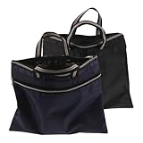 CAXUSD 2 Stück 2 Stück-pack Dokumententaschen mit Reißverschluss und Griff Oxford Gewebe Laptoptaschen und Organizer für Geschäftstreffen und Anwälte
