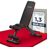 Sportstech BRT250 Hantelbank klappbar & verstellbar – Multifunktionale Fitnessbank für zuhause, 7 in 1 Schrägbank & Trainingsbank für Ganzkörpertraining, kompakt faltbar, bis 300 kg belastbar