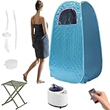 Dampfsauna Tragbare Sauna für zuhause Mini Mobile Home Sauna Generator für Sauna Spa Größeres Saunazelt Tragbare Dampfbad-Sauna Dampf Falt Sauna Kabine Eu Plug