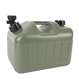 GOWENIC Camping-Wasserbehälter mit Zapfhahn, Tragbarer PE-Wasserspeicherträger für den Außenbereich (10L)