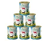 Dehner Best Nature Hundefutter Light, Nassfutter fettreduziert, für übergewichtige Hunde, Rind / Zucchini, 6 x 400 g Dose (2.4 kg)