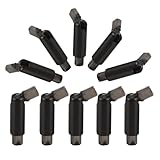 STOBAZA 14 Stück Pendelleuchten Adapter 180° Schwenkbarer Eisenkopf für Schräge Decken Versiegelter Montageadapter für Wandlampen und Beleuchtung