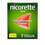 NICORETTE Pflaster mit 15 mg Nikotin – mit Nikotinpflaster Rauchen aufhören – für Phase 1 oder 2 der Raucherentwöhnung – 7 St.