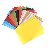 ewtshop® 20 Blatt buntes Transparentpapier, 10 Farben, DIN A4, 100 g/qm, Pergamentpapier zum Basteln, Verpacken, Scrapbooking
