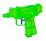 Simba 107272347 - Water Fun Wasserpistole Splash, 3-fach sortiert, 16cm, ab 3 Jahre, Tankvolumen 100ml, Reichweite 7m