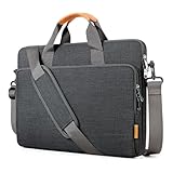 bagasin Laptoptasche Laptop Aktentasche Passt bis zu 17 17,3 18 Zoll Laptop Erweiterbare wasserdichte Schultertasche Umhängetasche Tragetasche Notebooktasche PC Computer Tasche