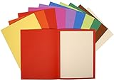 Exacompta 160300E 10er Pack Aktendeckel Forever DIN A4 aus extra starkem Recycling-Karton farbig sortiert Mappe blauer Engel zertifiziert Einschlagmappe