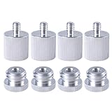 1/4 Zoll Bis 5/8 Zoll Gewinde Schraube Adapter Für Entfernungsmesser Metall Stativ Adapter Kamera Halterung Konverter
