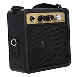 Milisten Mini Gitarrenverstärker Tragbarer Elektrischer Verstärker mit Klarem Sound und Integrierten Soundeffekten Kompakter Bass Amp für Übung und Mobiles