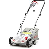 IKRA Elektro Vertikutierer Rasenlüfter IEVL 1532 Fangkorb 30L Arbeitsbreite 32cm Arbeitstiefe einstellbar
