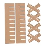 LALADEFIEE 18 STK. Teiliges Karton Trennwände Stabile Papp Trennstege für Verpackung und Transport Kleine Fächer für Glas Elektronik und Kartons Recycelbar Platzsparend und Schützend