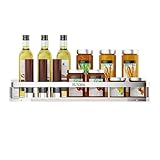 Cenz-888 Badezimmerregal Duschablage, Selbstklebender Badezimmer-Dusch-Organizer, an der Wand montierte Duschregale ohne Bohren, Badezimmer-Organizer aus Edelstahl Schwebende Regale(60cm)