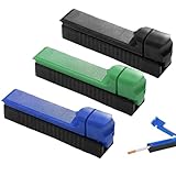 3 Stück Zigarettenstopfmaschine,Stopfmaschine Für Zigaretten,Zigaretten Stopfgerät,Zigarettenstopfer,Stopfmaschine,Tabak Stopfmaschine,Für 8mm Zigarettenhülsen,Zum Mitnehmen,Blau,Grün,Schwarz