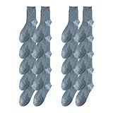 Celucke 10 Paar Business Socken Wintersocken Herren Freizeitsocken Kurzsocken Bequem Elastische Herrensocken Anzug-Socken