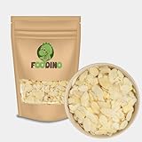 Mandeln gehobelt 1kg – Mandeln blanchiert – naturbelassen & ungeröstet - ohne Haut - Premium-Mandelblättchen aus Kalifornien – proteinreich & vegan - Foodino (1kg – 5kg) (1 kg)
