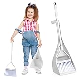 CHILDWEET 1 Satz Kombination aus Minibesen und Kehrschaufel hühner gieskanne kinderspielzeug Autobesen fegen Staub Die Desktop-Reinigungsbesen Kleine Kehrschaufel reinigen Plastik
