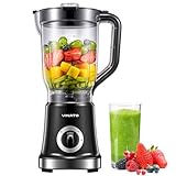 VINATO standmixer, 1,8L blender mixer hochleistungsmixer, mixer smoothie maker mit 2 Stufen und Pulse-Funktion, BPA-frei Mixer