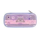 Legami - Wonderwow Federmäppchen, Kitty Motiv,2 Fächer und Stifthalter innen, Innenfach mit Netzstoff, Reißverschluss, 23 x 11 x 5 cm