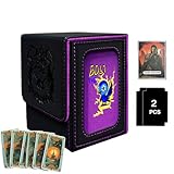 Hobngmuc Sammelkarten-Aufbewahrungsbox, über 100 Sammelobjekte, Spielkarten-Box, großer Organizer für Zuhause, Wohnzimmer, Geburtstagsfeiern, Sammlung, Familienspielabende, Messen