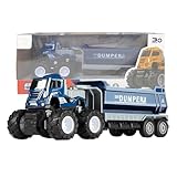 Muldenkipper Spielzeug, Ingenieurfahrzeug Spielzeug, Reibungsbetriebener LKW, großer Muldenkipper, Kleinkind-Reibungs-LKW, Simulationswagenspielzeug, Spielzeug-Kipplaster, großes LKW-Fahrzeug,