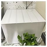 Staubdichte Badewannenabdeckung und Tablett, hitzebeständiges, faltbares Badewannenbrett, isolierter Spa-Deckel für Bad und Dusche, 1,2 cm dicker Aufbewahrungsverschluss (80 x 165 cm)