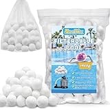 ZeeDix 1460g Pool Filterbälle für Sandfilteranlagen, effiziente Alternative zu Filtersand (wie 50 kg Sand), Wiederverwendbare & umweltfreundliche Faserbälle.