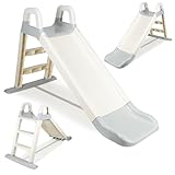 COIL Outdoor Rutsche für Garten und Indoor - Kinderrutsche Ab 2 Jahre, Freistehende Gartenrutsche für Spielplatz