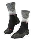 FALKE Herren Wandersocken TK2 Explore Crest M SO Wolle antiblasen dick 1 Paar, Schwarz (Black 3003), 44-45