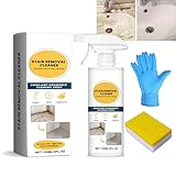 Schimmelpilz Entferner Spray 120 ml, Gebrauchsfertiges Anti-Schimmel Spray und Desinfektionsmittel mit Aktivchlor, für Feuchträume wie Bad und Keller, Schnell Wirkend (1, 1PC)