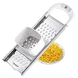 Westmark Spätzlehobel mit Teigschlitten - Spätzlereibe für Topfdurchmesser bis zu 24 cm - rostfreier Edelstahl (Fädle)